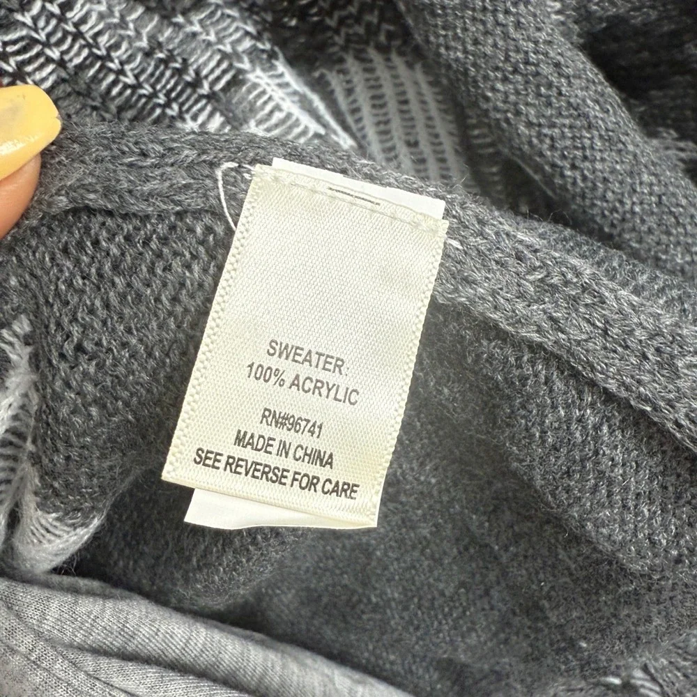 Belle Du‎ Jour Girls Gray Tank Top & Hooded Sweater Cardigan Set - M
